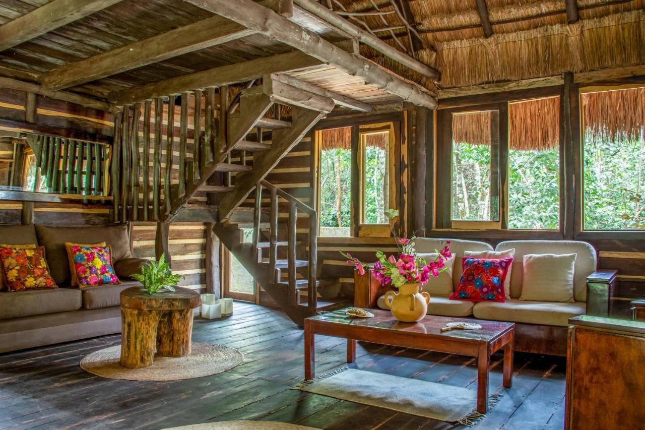 Madre Tierra Eco Habitat Pensionat Puerto Morelos Eksteriør billede