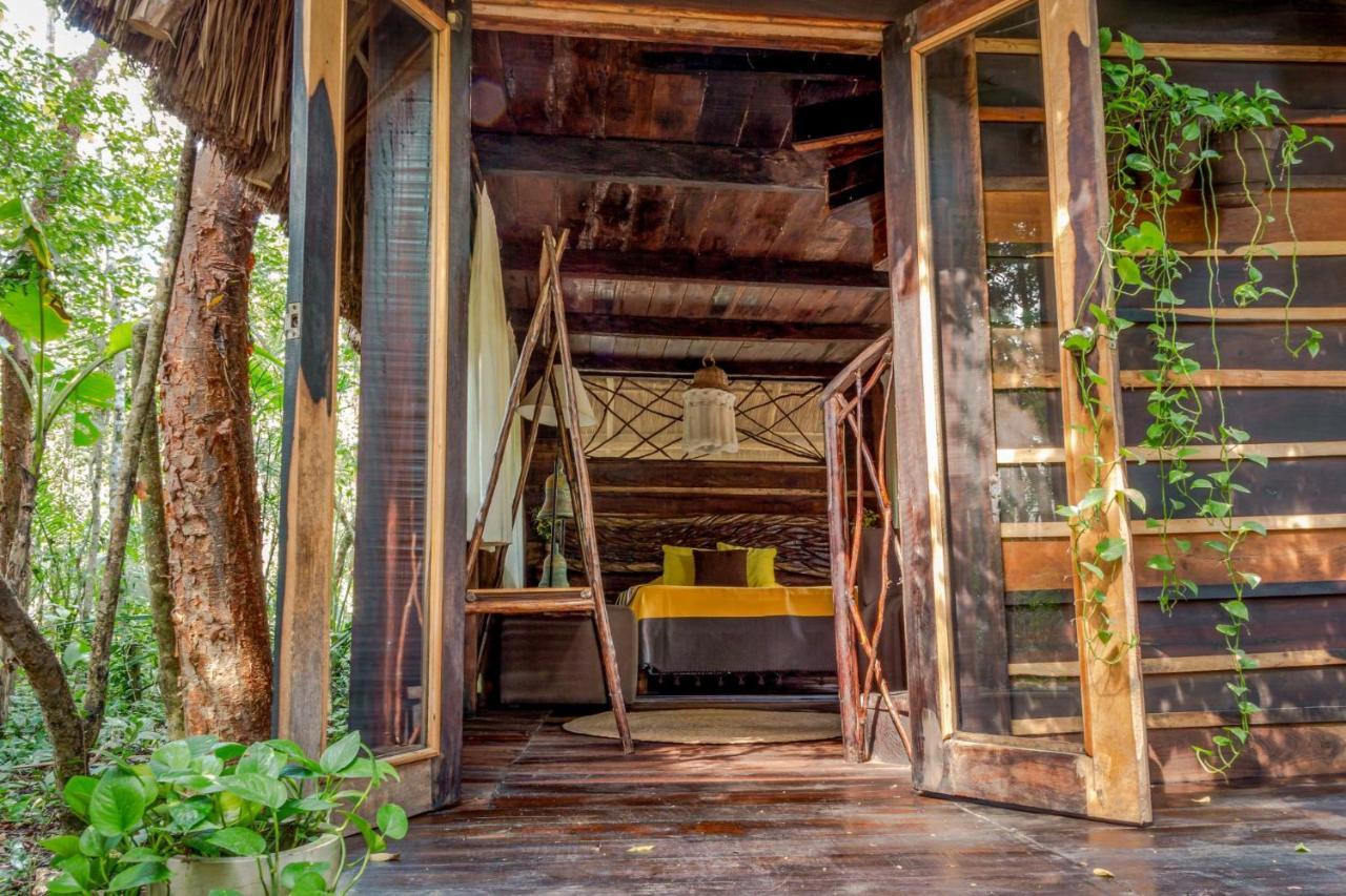 Madre Tierra Eco Habitat Pensionat Puerto Morelos Eksteriør billede