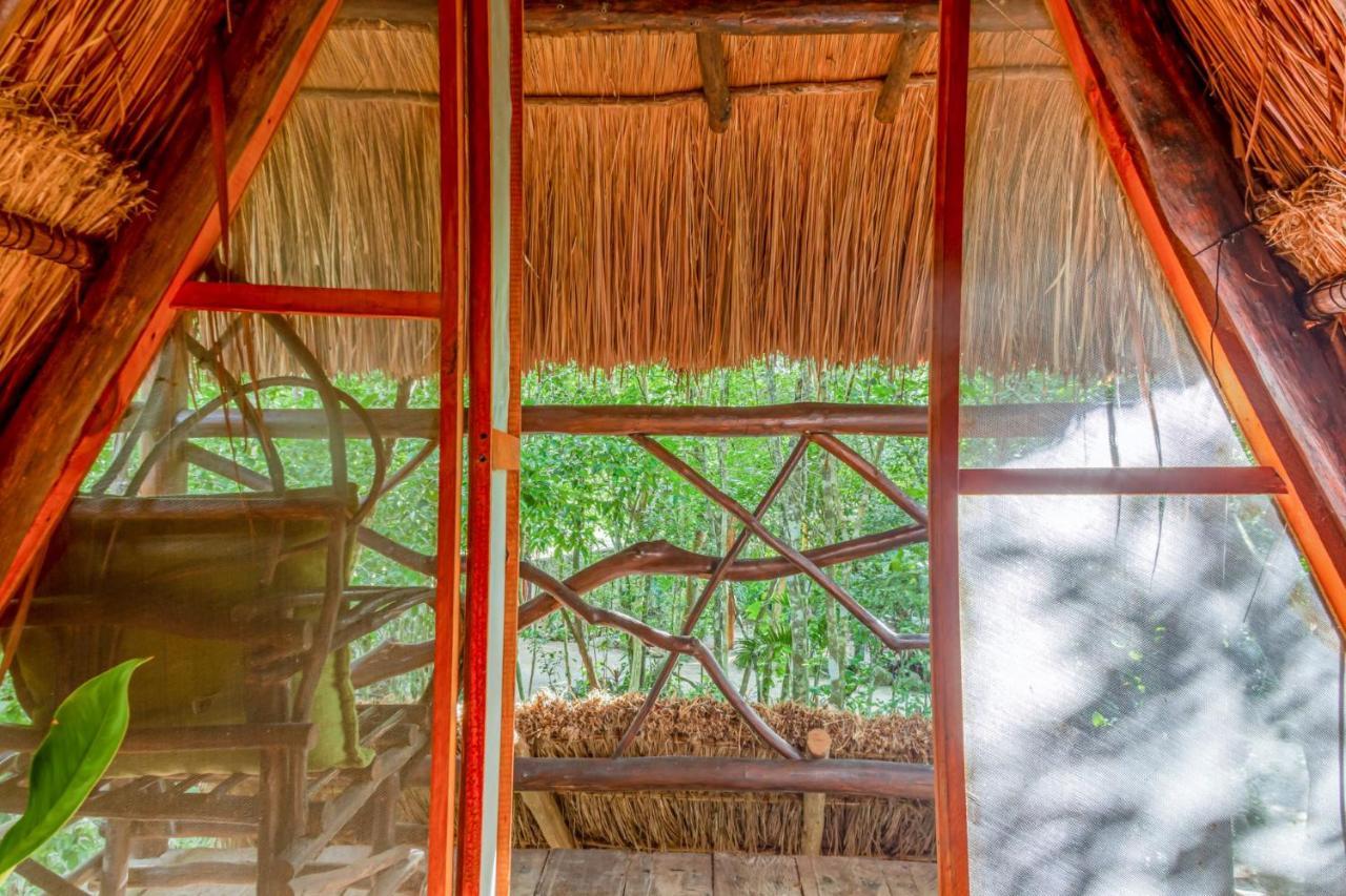 Madre Tierra Eco Habitat Pensionat Puerto Morelos Eksteriør billede