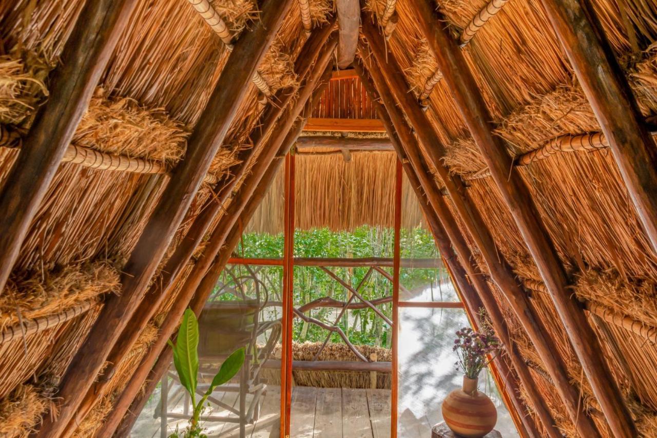 Madre Tierra Eco Habitat Pensionat Puerto Morelos Eksteriør billede